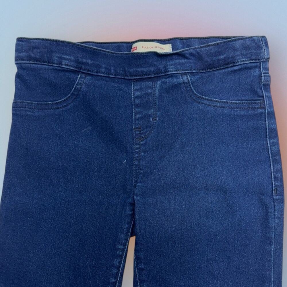 LEVI’S Girls 12 Regular PULL ON JEGGING Blue Jeans